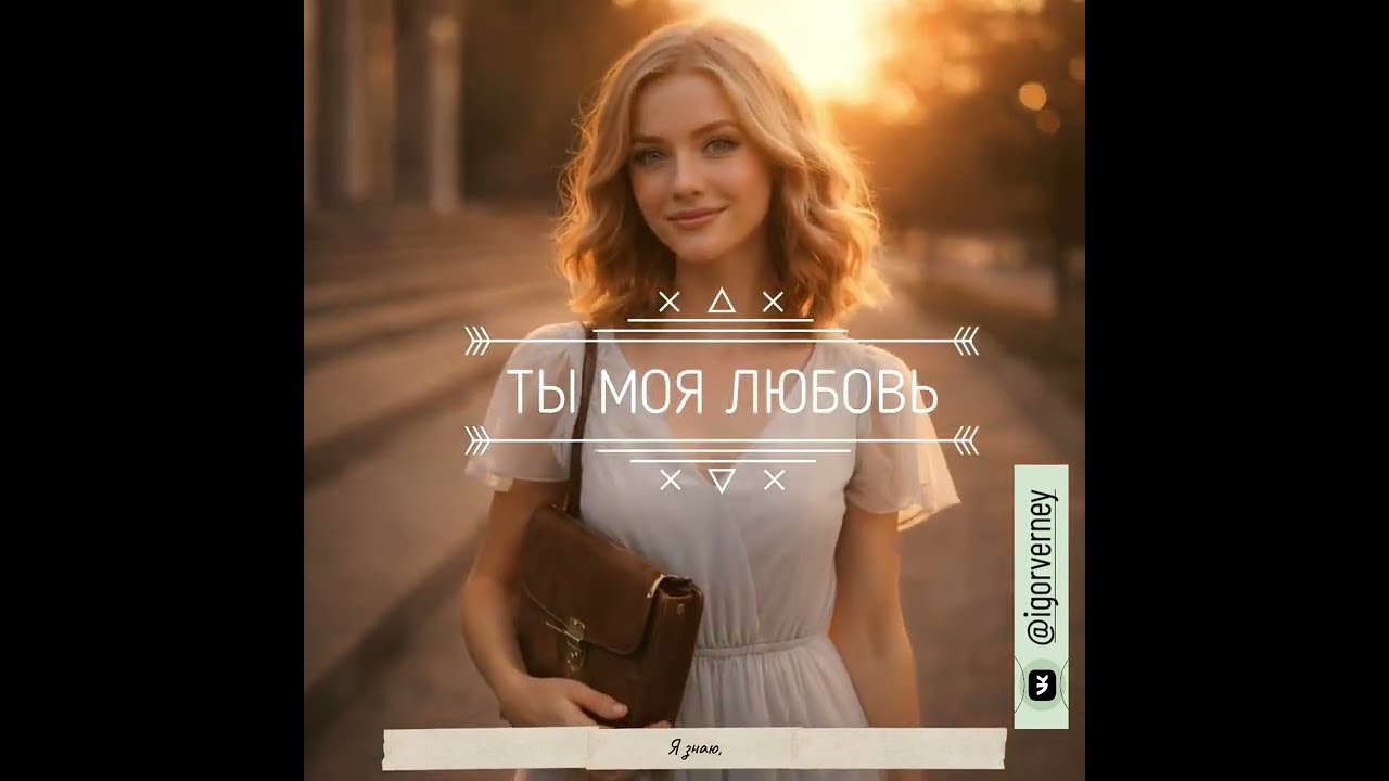 Ты моя любовь❤️ Написана в 1991 году