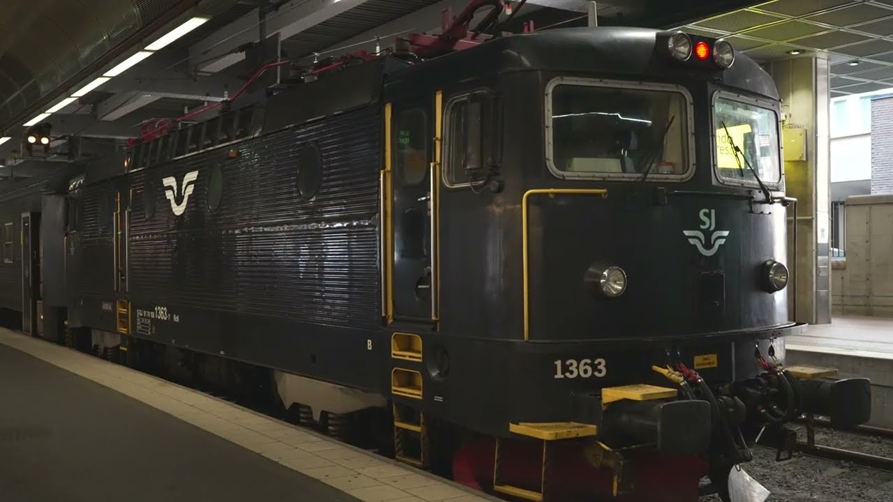 Sweden, SJ train ride from Stockholm to Uppsala
