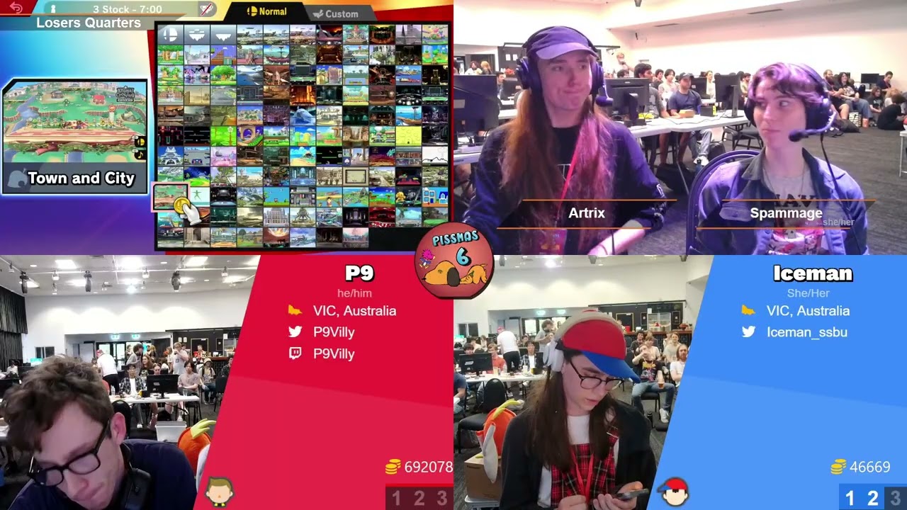 Pissmas6: P9 vs Iceman (Losers Quarters)