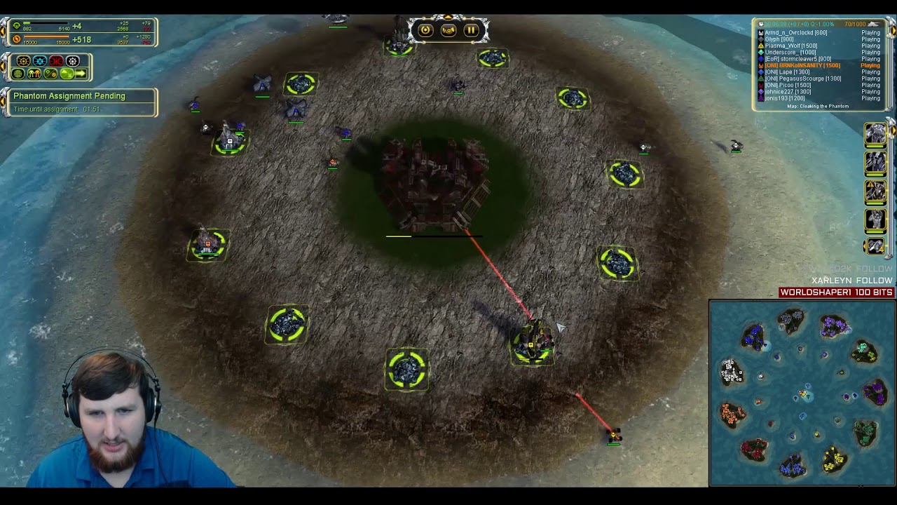 The Biggest Phantom Map Yet! - Supreme Commander: Forged Alliance
