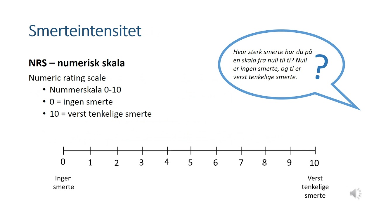 Kartlegging av smerte INTRODUKSJON