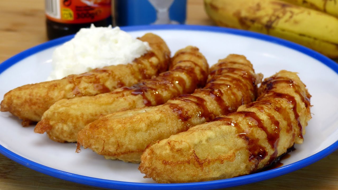 Banana Frita: Un postre f&aacute;cil &iexcl;Irresistible!