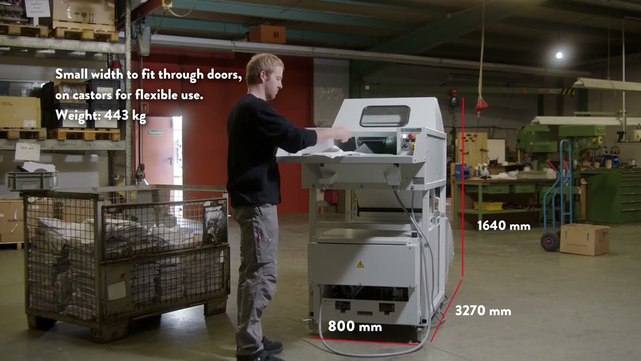 intimus 14 87 Paper Shredder with baler