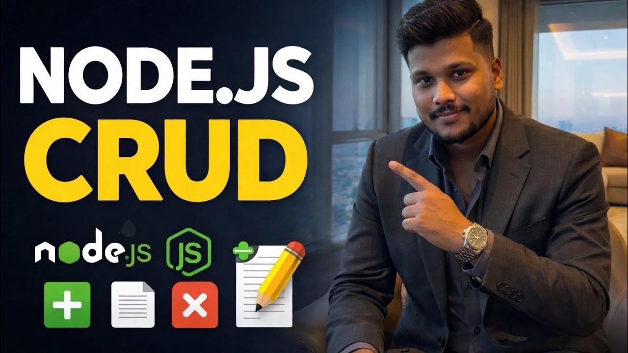 Node.js CRUD Operations | Create Read Update Delete API