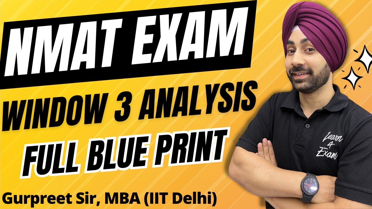 NMAT Exam 2023 Window 3 Analysis #nmat #nmat2023  #mba #education