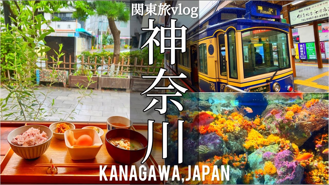 SUB【神奈川旅vlog】鎌倉・江ノ島を散策しようと思ったけど大雨に降られ大惨事な旅vlog/旅行 動画/japan travel