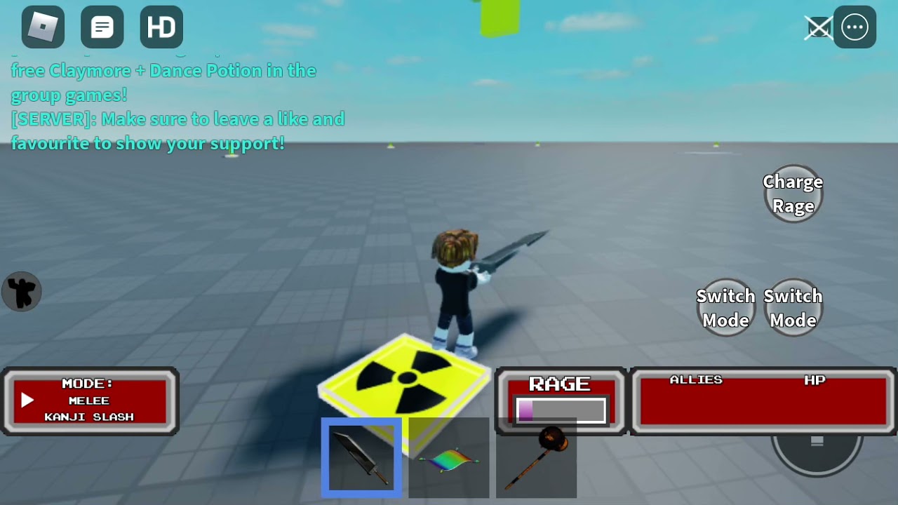 Colossal blade Test
