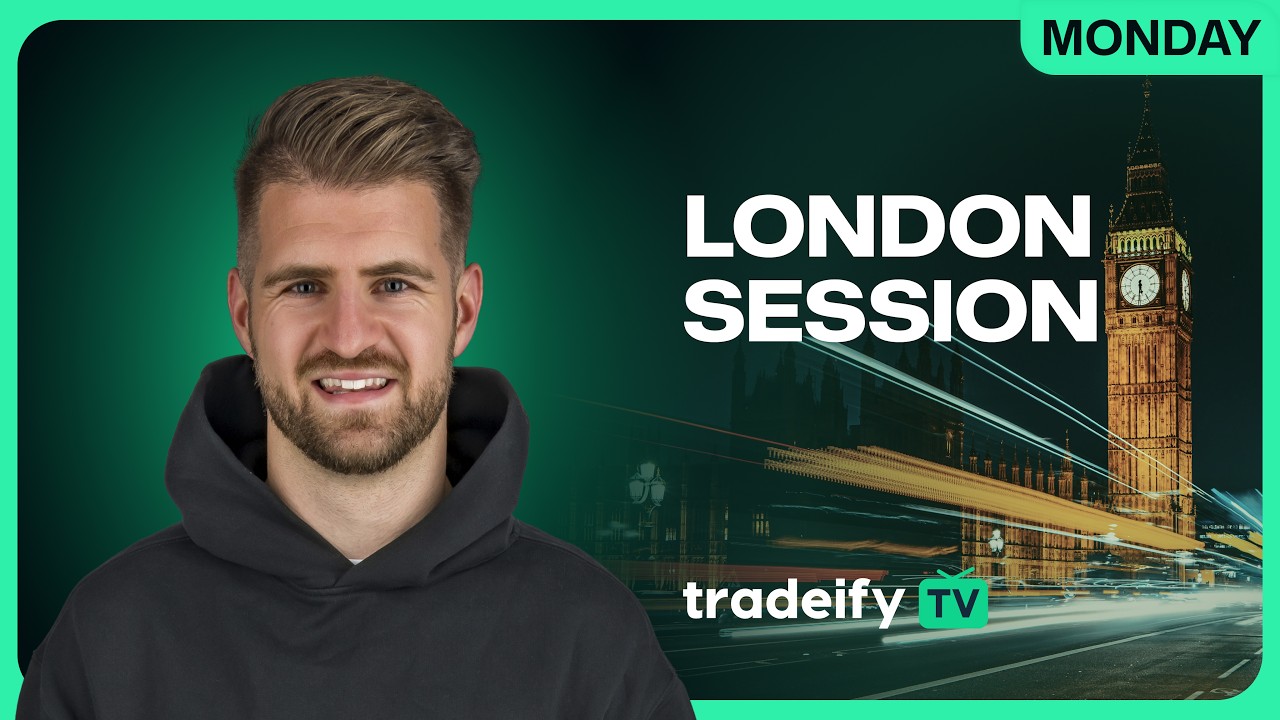 LONDON SESSION LIVE! | Tradeify TV | MONDAY 9/21/26