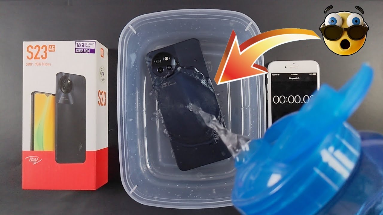iTel S23 4G Water Test 💦💧| Let's See if iTel S23 is Waterproof Or Not?