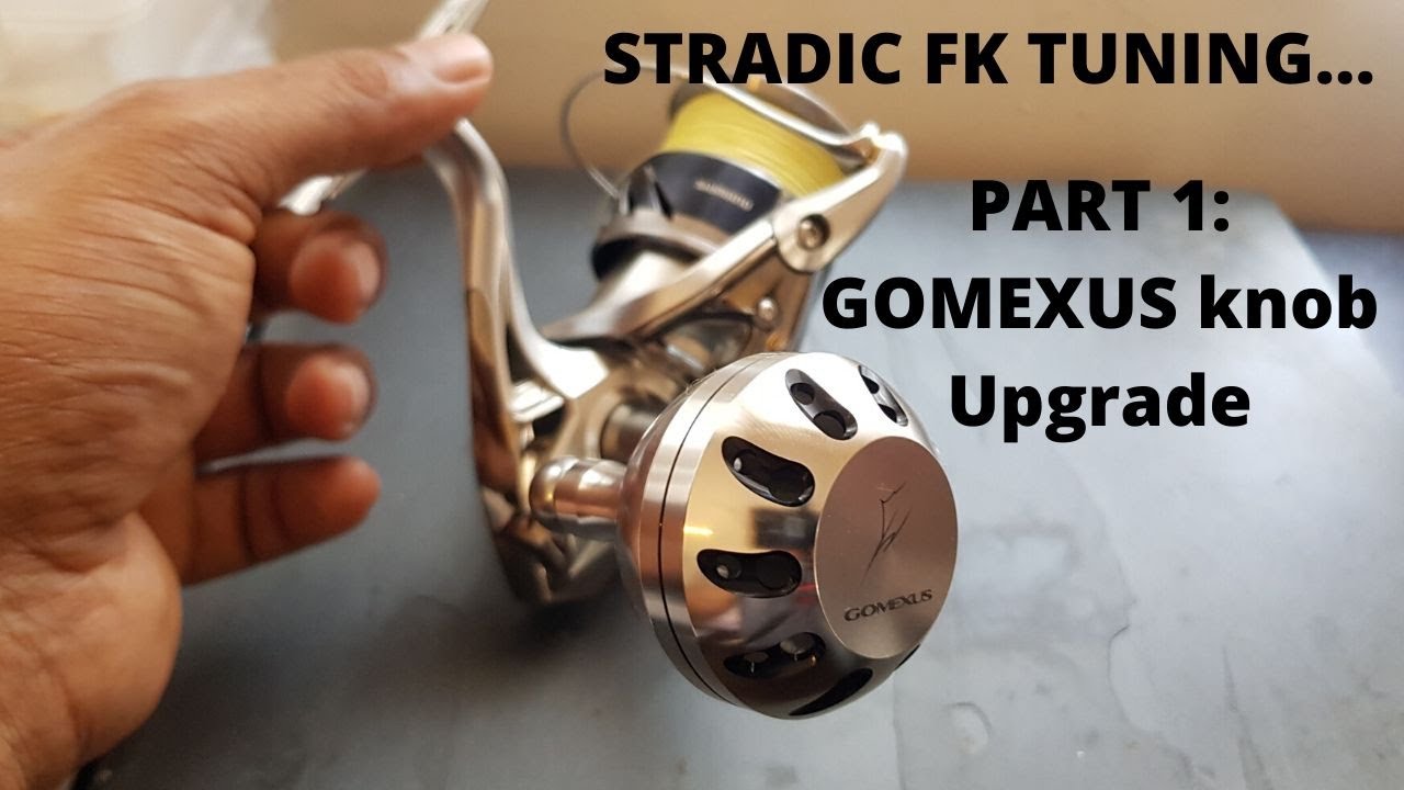 Настройка Shimano Stradic, часть 1: обновление ручки Gomexus