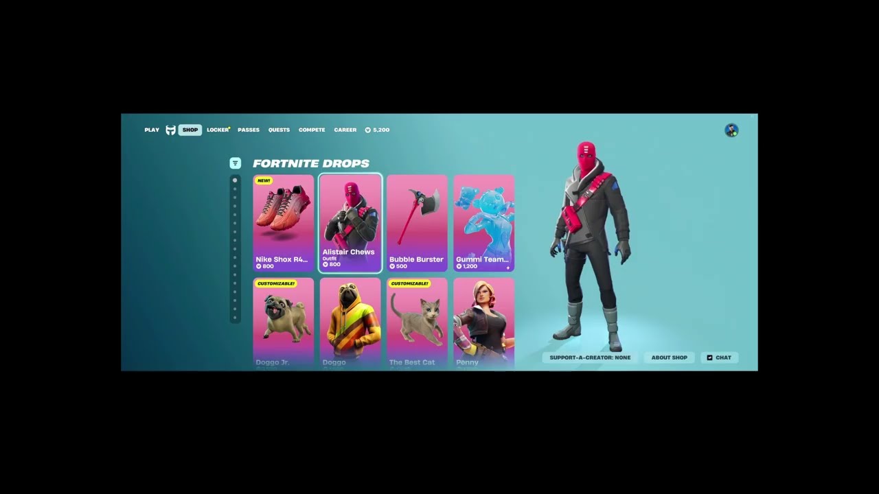Fortnite Item Shop (4th  February 2026) New Nike Shox R4 Kicks #fortniteitemshopdaily