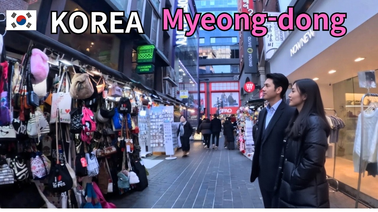 644) Myeongdong, Korea's largest tourist attraction : Food street | Winter 2026 : Korea Walk [4K 60