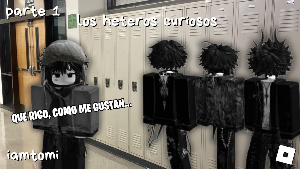 LOS HETEROS CURIOSOS! historia de roblox | iamtomi 
