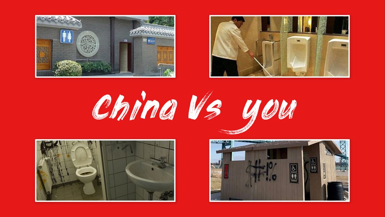Why are China's road side public toilets so clean compared to their Western counterparts ?