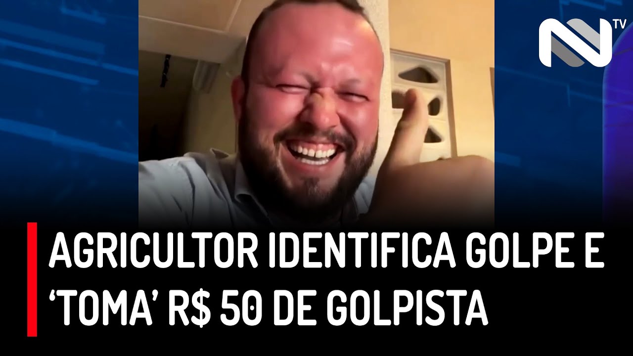Agricultor identifica golpe e &lsquo;toma&rsquo; R$ 50 de golpista