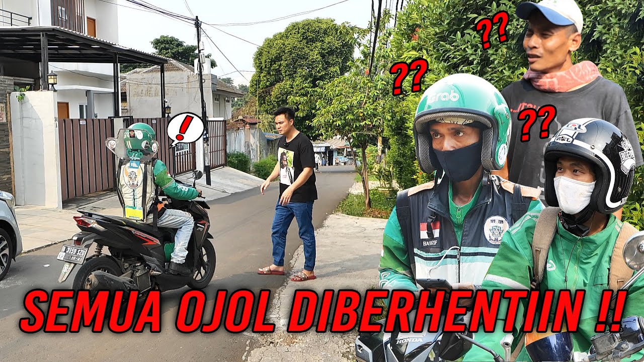 SEMUA OJOL DIBERHENTIIN, DITANYA REKENING BANK. SEMUANYA DITRANSFER DUIT ‼️ KONTEN GILA APA INI 🤣