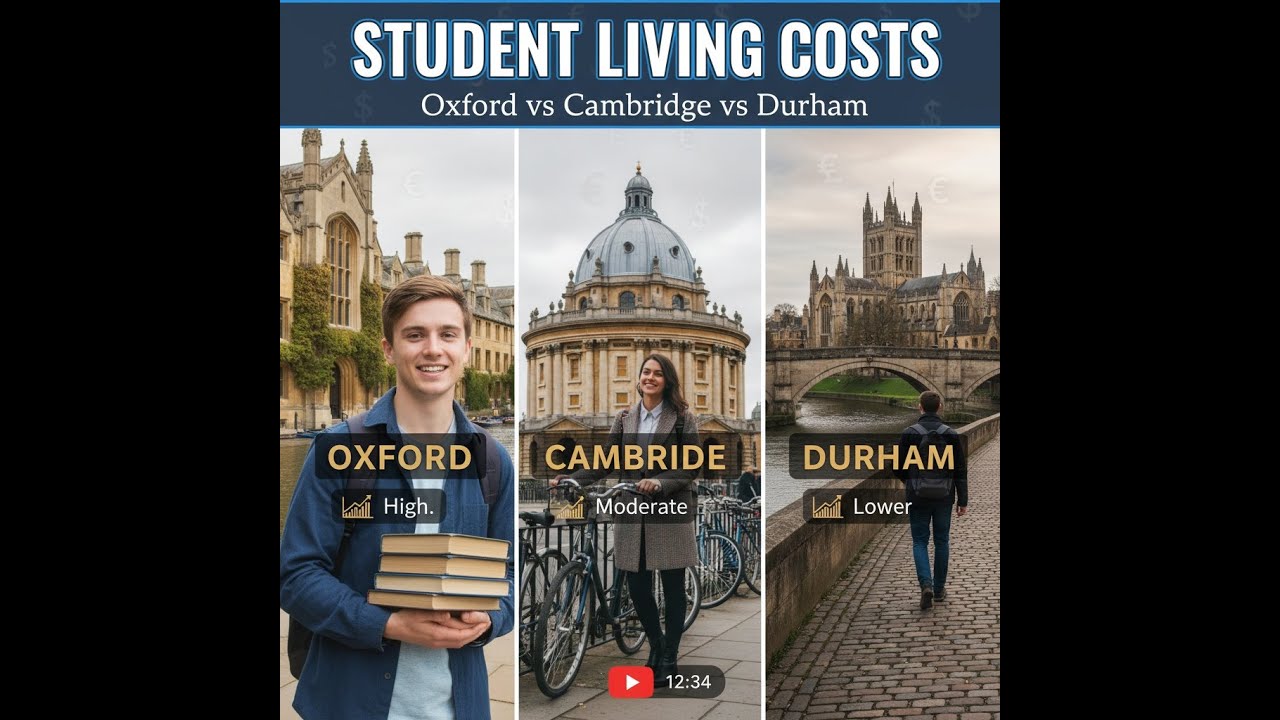 Student Living Costs Compared: Oxford vs Cambridge vs Durham