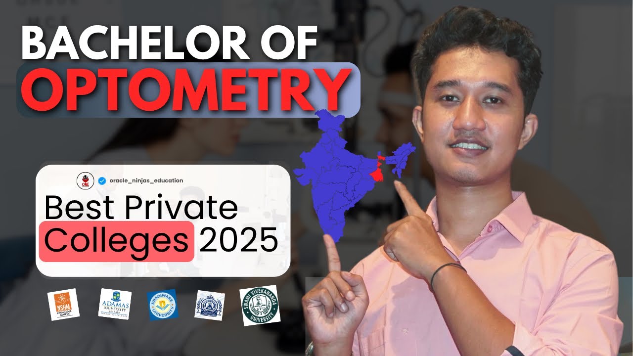 Bachelor of Optometry 2025 : Scope, Salary, Top Colleges in Kolkata 🔍 | No NEET Required!