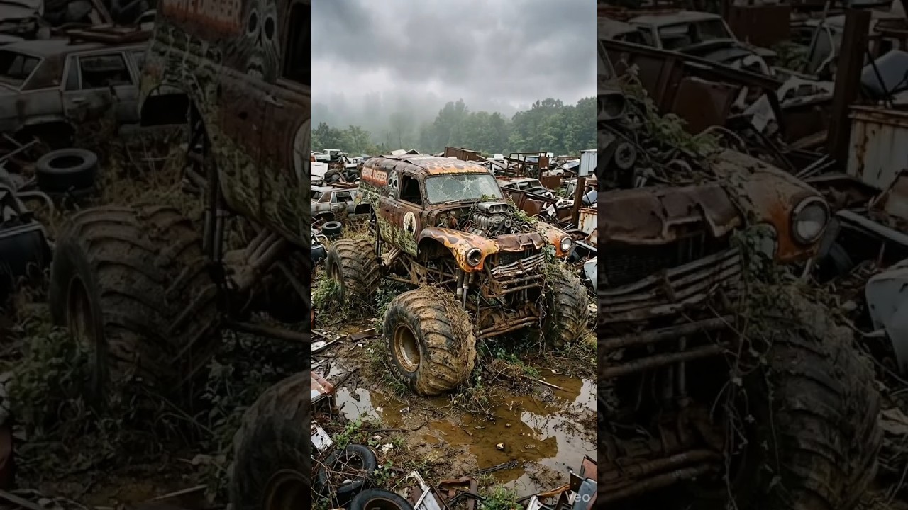 Abandoned Monster Truck Restoration &rarr; Ultimate Beast Reborn! 🔥 #MonsterTruck