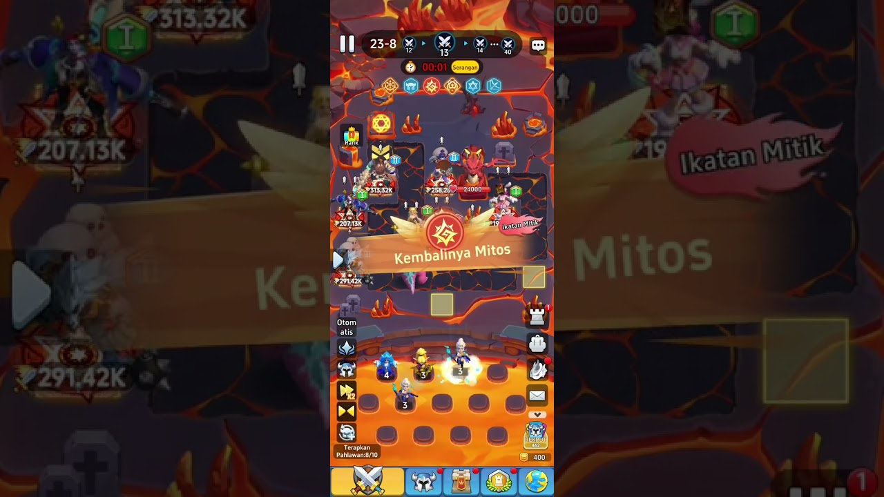 Вулкан, 23-8 этапы #youtube #magicwardefense #games