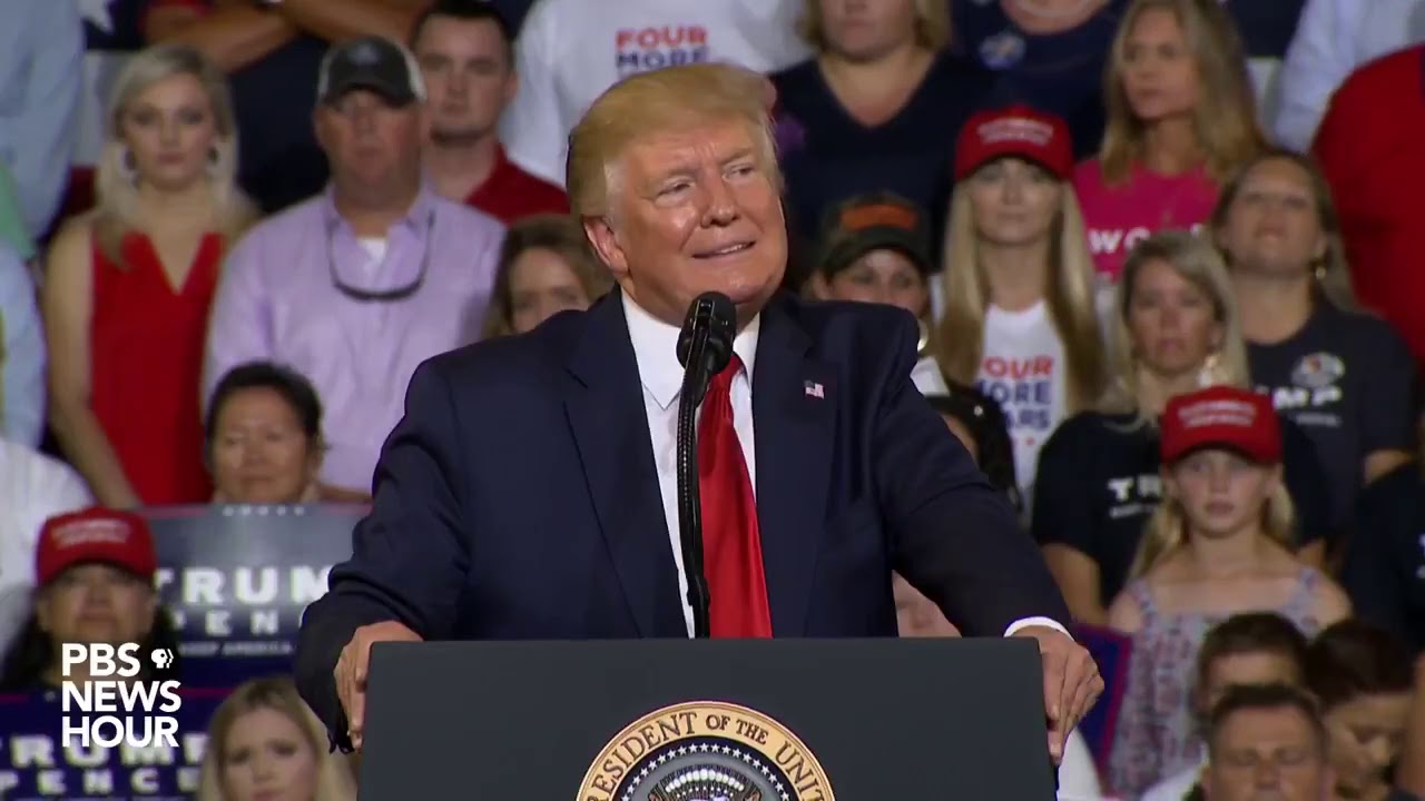 WATCH: Trump rally crowd chants 'send her back' after he criticizes Rep. Ilhan Omar