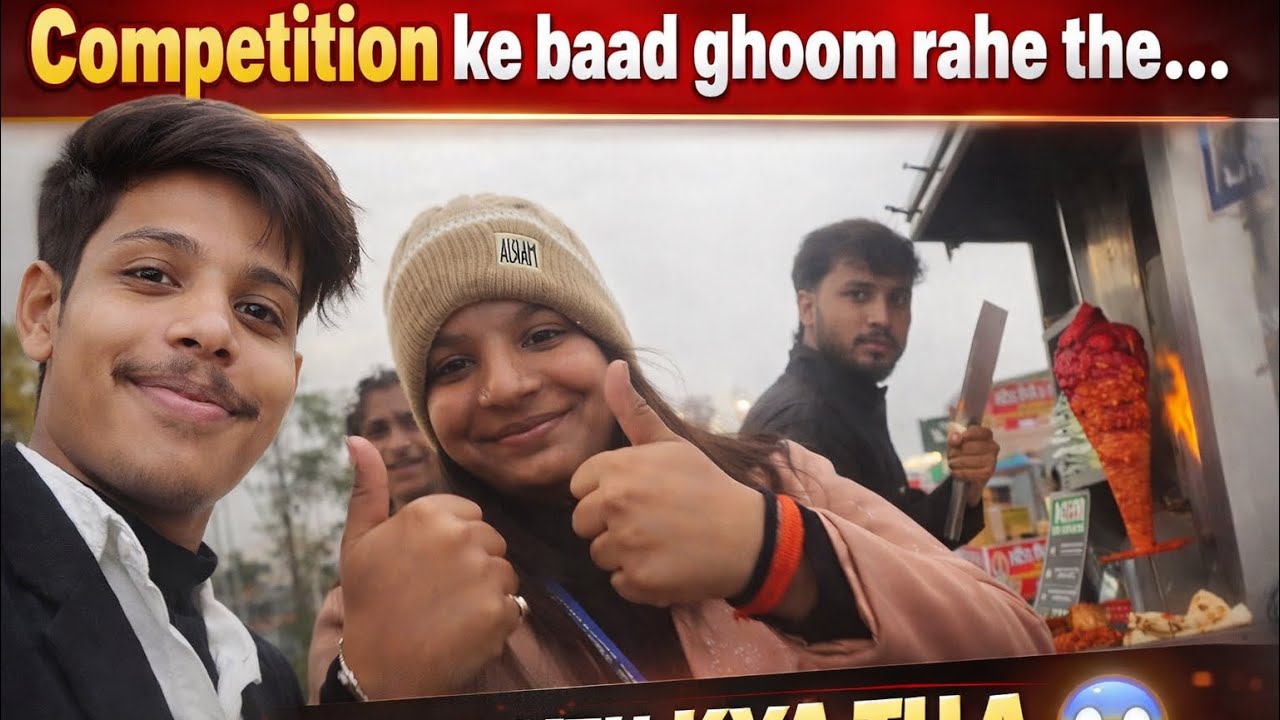 Competition ke baad ghoom rahe the…Par yeh kya tha 😱 || Abhijeet Saini Art Vlog😂😂✨