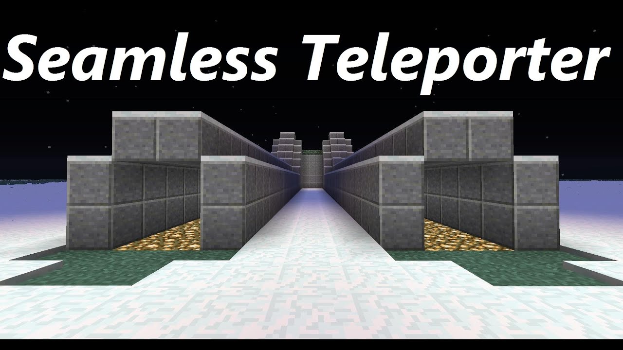 Minecraft Command Block Tutorial SeamlessTeleporter