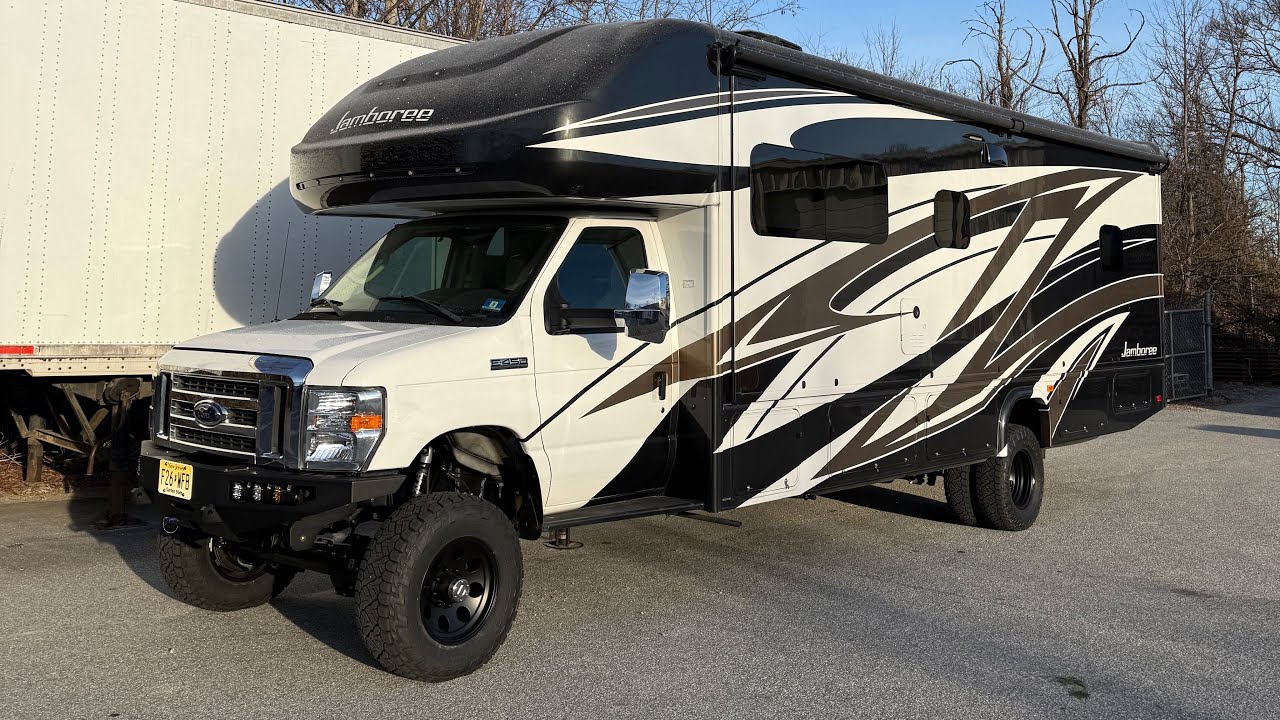 Переоборудование Fleetwood 31F в полноприводный автомобиль