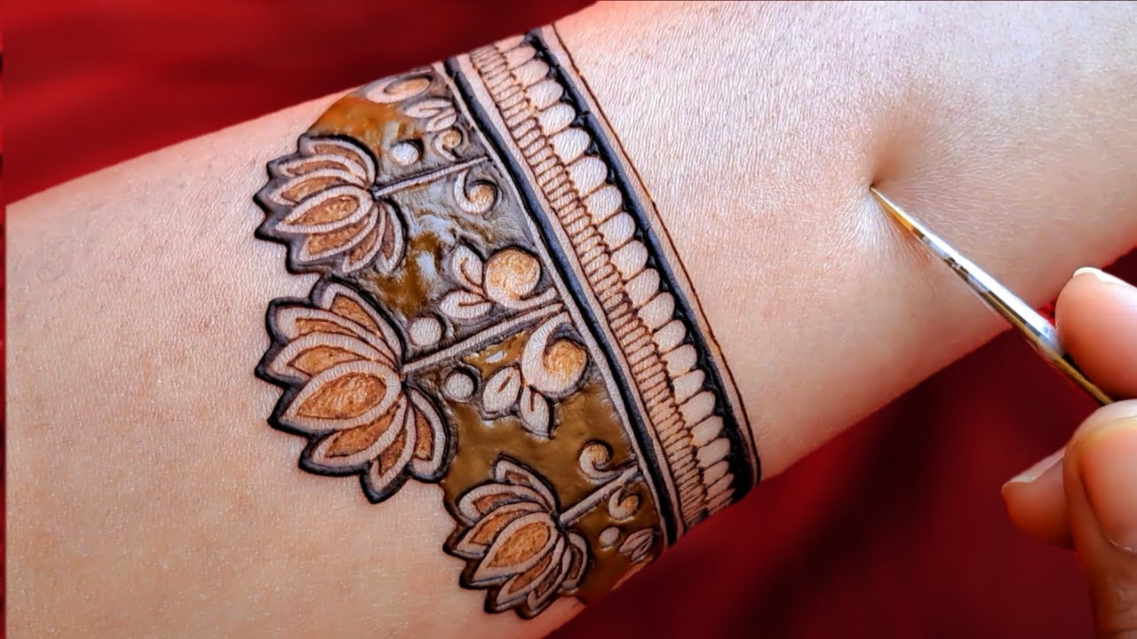 New Lotus 🪷 Bridal Full Hand Floral Mehndi Design ||Full Hand Mehndi Design 2025 ||Mehndi Design