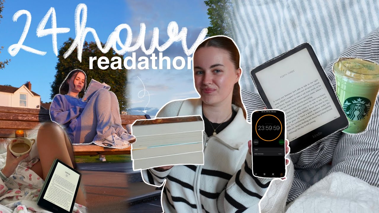 how many books can i read in 24 hours  📖🕰️🧚🏻‍♀️ | 24 hour reading challenge