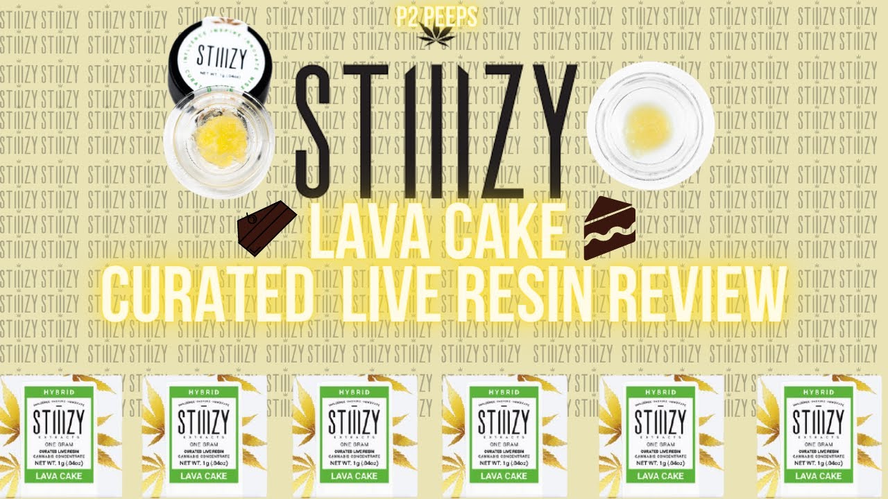 TRYING THE  STIIIZY CURATED LIVE RESIN LAVA CAKE STRAIN! | STIIIZY LAVA CAKE LIVE RESIN REVIEW