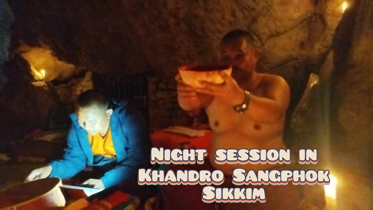Our night Chöd session in Khandro Sangphok in Sikkim.