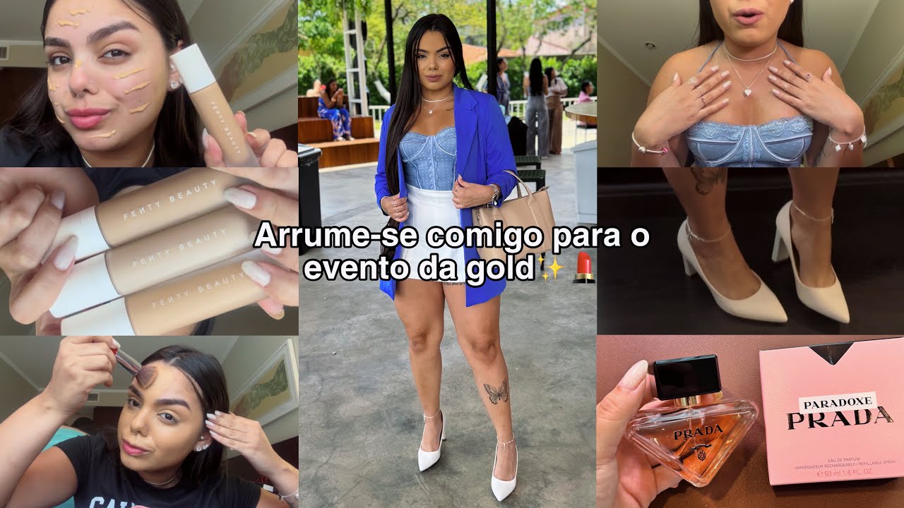 ARRUME-SE COMIGO PARA O EVENTO DA GOLD✨💄 #arrumesecomigo #searrumecomigo #explorar
