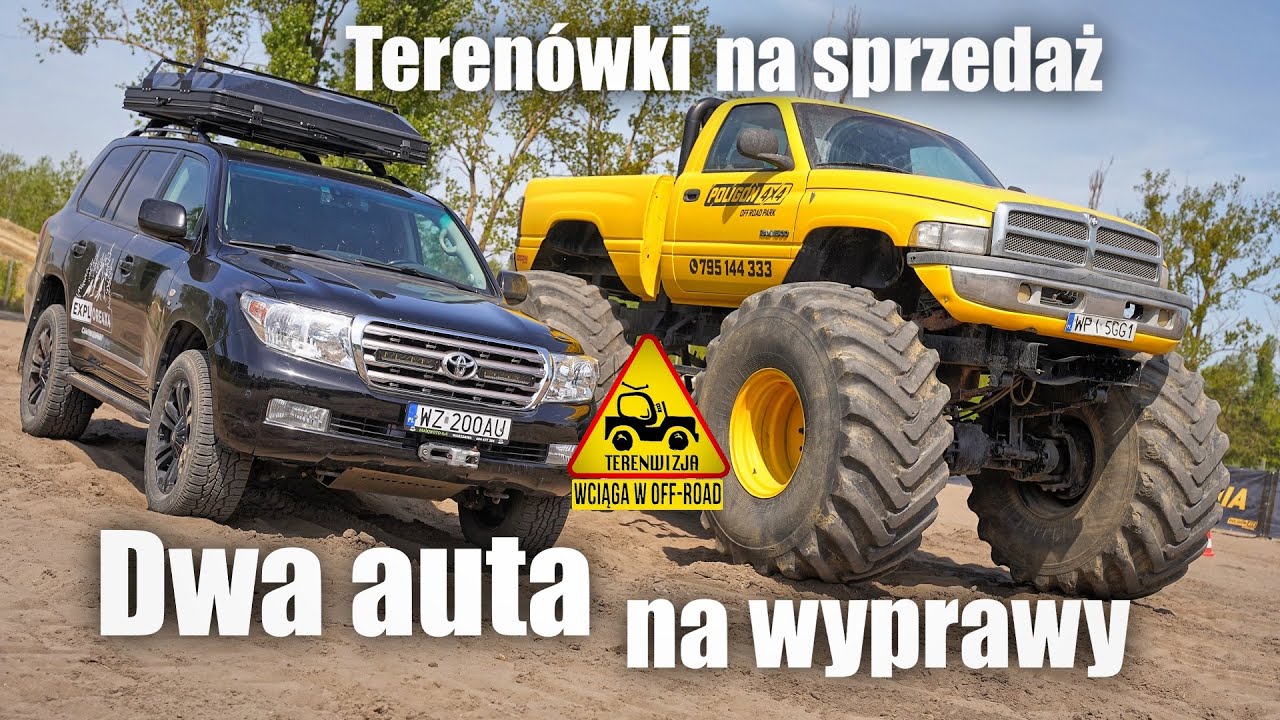 Terenówki na sprzedaż. Dwa auta na wyprawy. Toyota i Patrol