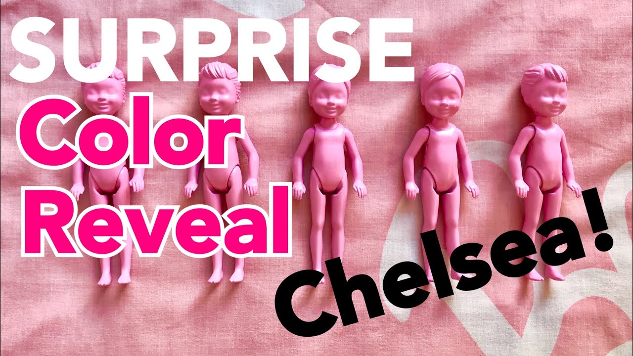 COLOR REVEAL CHELSEA!!! SURPRISE BARBIE 2020
