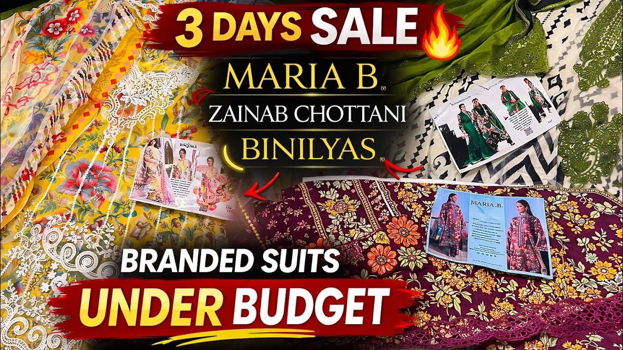 Branded Lawn Under Budget 💥 Maria B | Zainab Chottani | Binilyas Summer Collection Sale