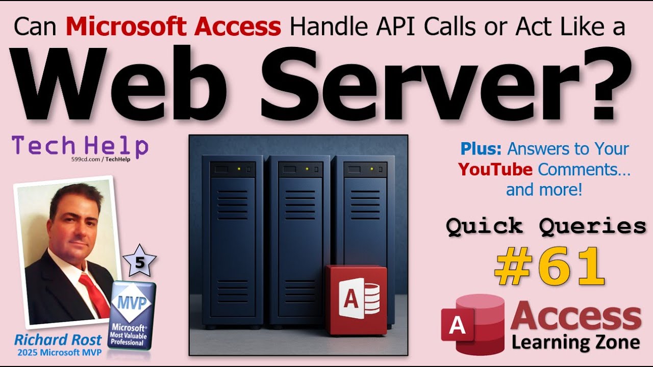 Может ли Microsoft Access обрабатывать вызовы API или работать как веб-сервер? Быстрый запрос №61