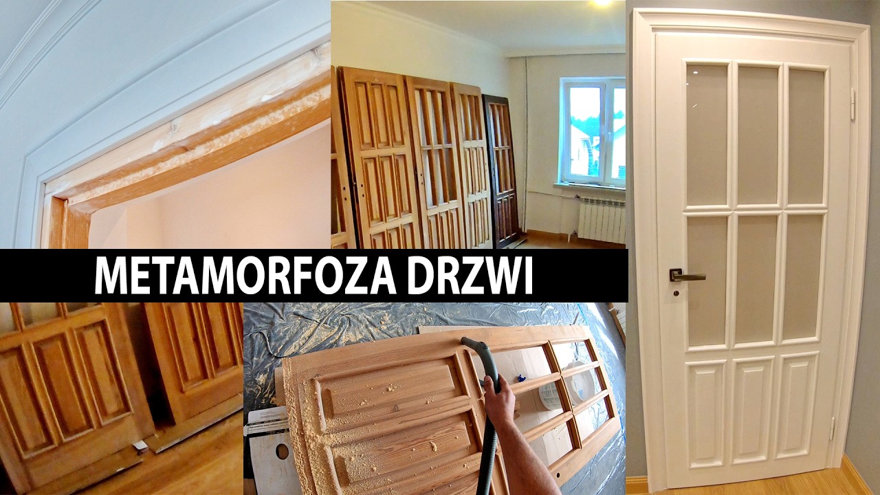 Metamorfoza starych drewnianych drzwi. Nie uwierzysz, jak wyglądają teraz! Ciekawy pomysł na opaski!