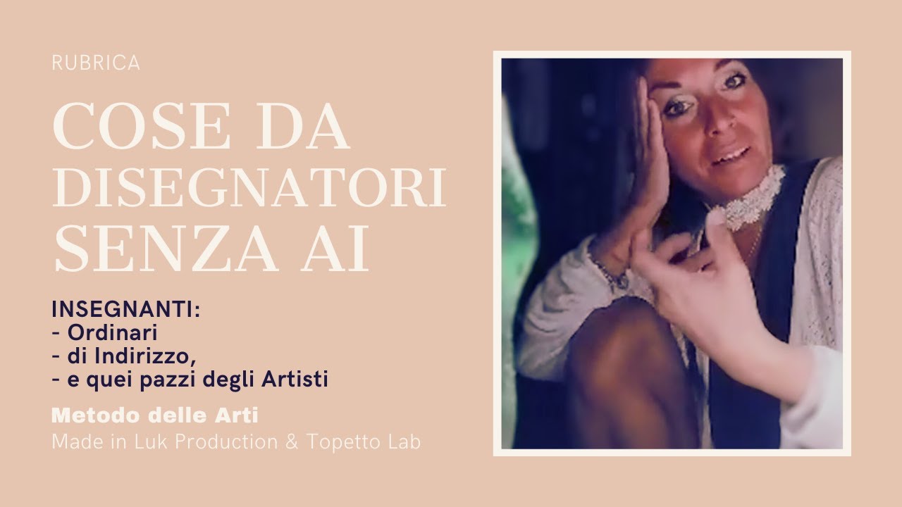 1. COSE DA DISEGNATORI SENZA AI: Tre Tipologie di Insegnanti