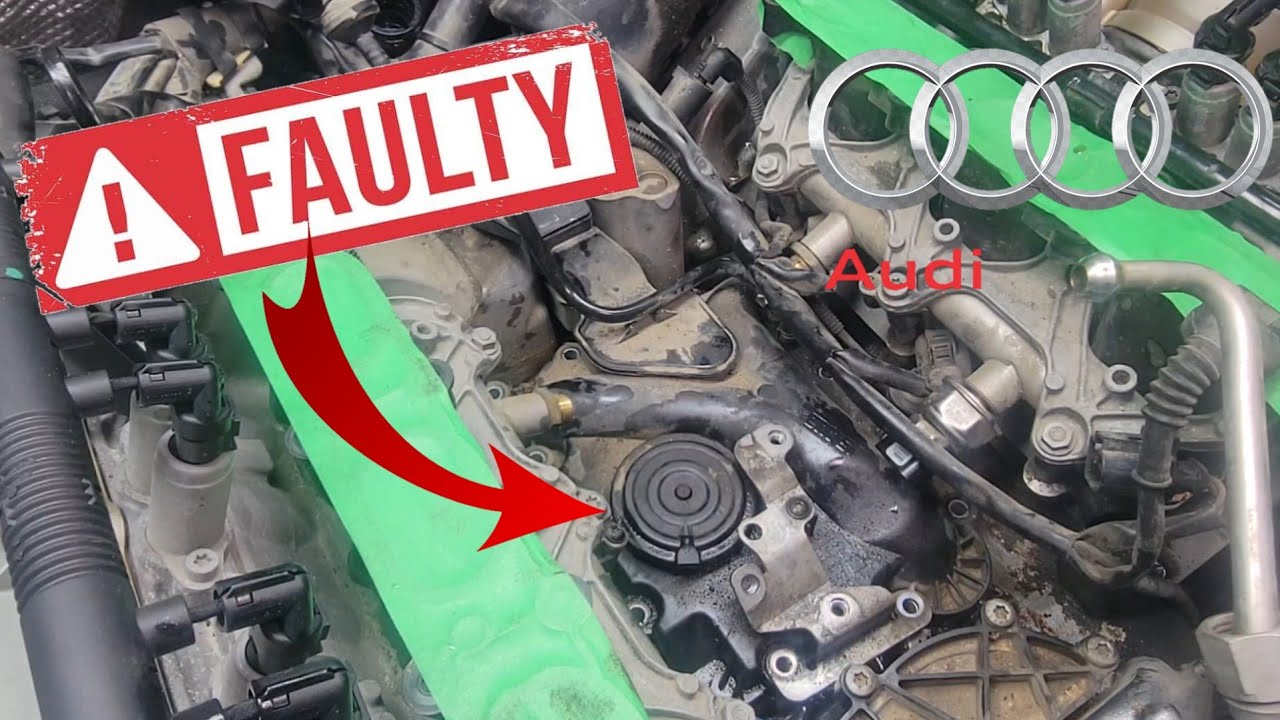 [Удаление PCV] Двигатель Audi A5/A6 3.2 л, проблема с охлаждающей жидкостью, потеря/утечка. Самос...