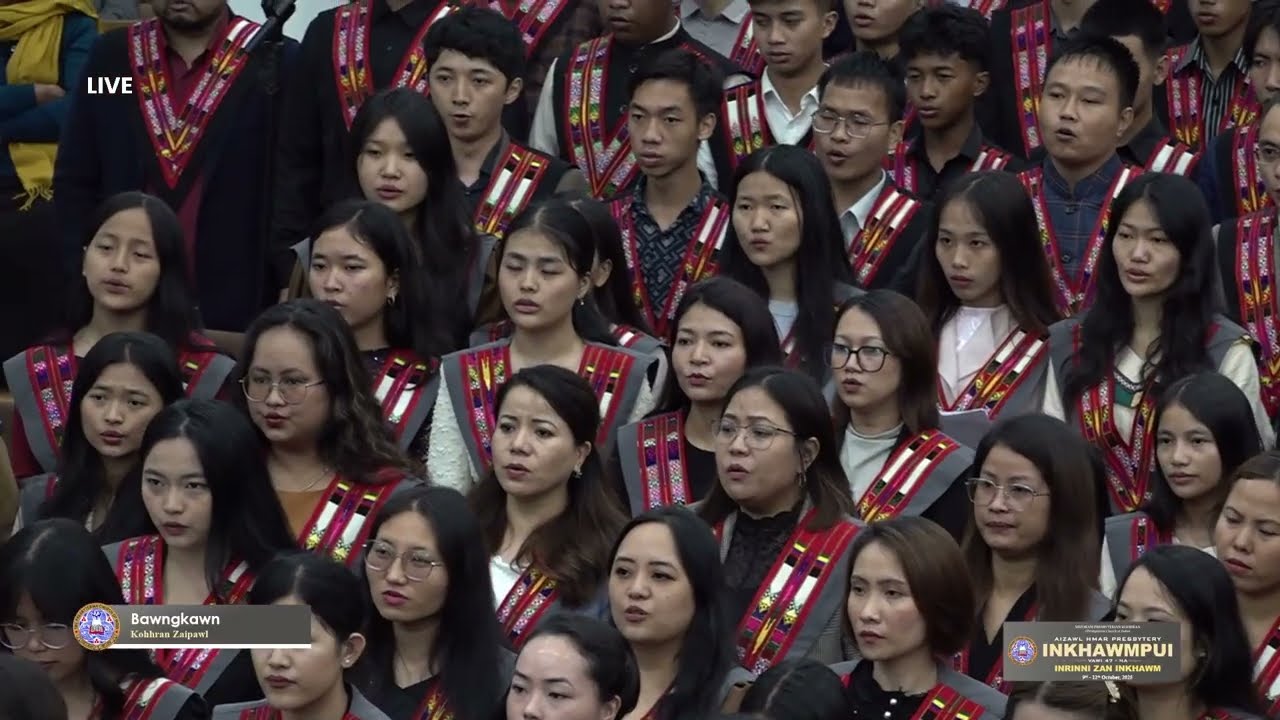 Bawngkawn Kohhran Zaipawl | Aizawl Hmar Presbytery Inkhawmpui | Inrinni Zan Inkhawm