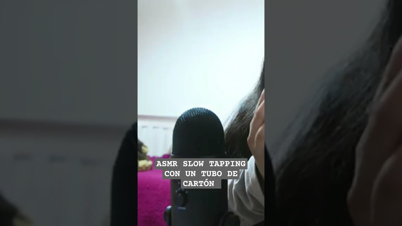 ASMR SLOW TAPPING CON UN TUBO DE CARTON
