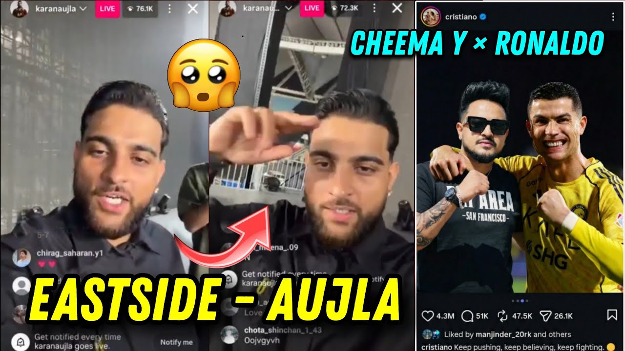 Karan Aujla New Song | Karan Aujla Instagram Live | Cheema Y &times; Ronaldo | 5-7 Karan Aujla