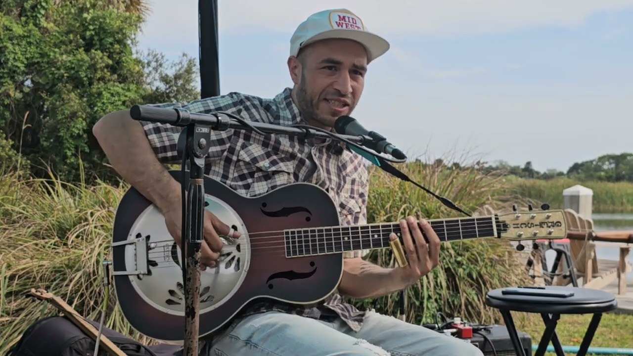Devin C. Williams Solo Resonator Guitar Live At Jigg’s Landing Florida