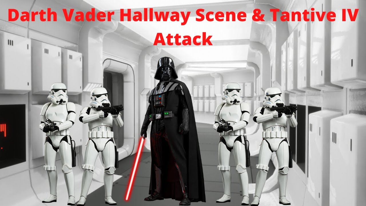 Star Wars Movie Duels- Darth Vader Hallway Scene + Tantive IV Attack