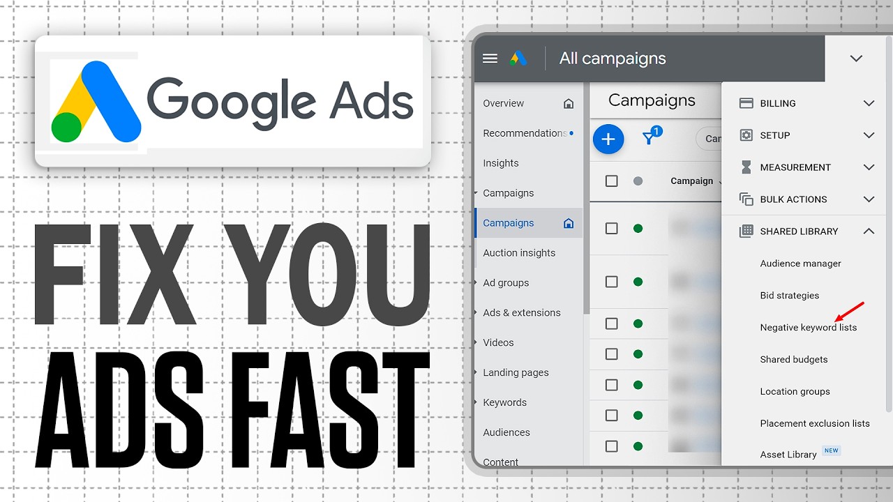 How To Create a Negative Keyword List for Google Ads in 2026 (Updated)