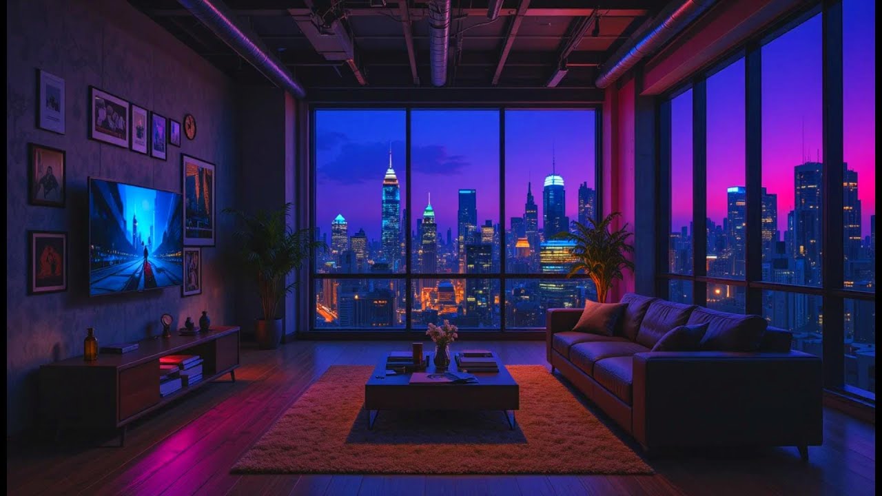 Vintage 90s Lofi City 🌧️ Rainy Hip Hop Beats with Ambient Rain for Deep Focus