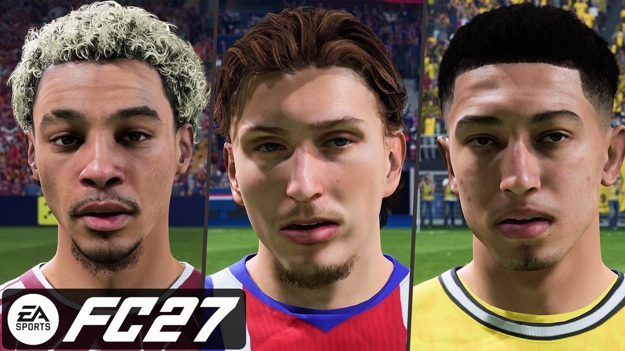 EA SPORTS FC 27 | All New Real Faces ✅