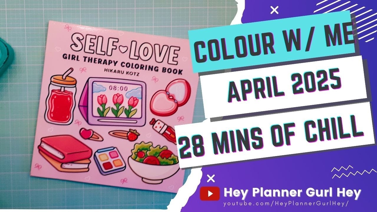 💜 Terrible Colour with Me - Using Crayola Supertips to colour!