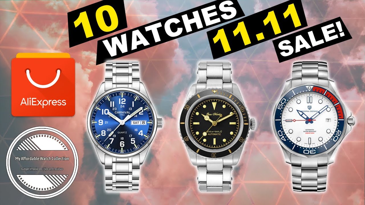 10 WATCHES To Buy On AliExpress 11.11 SALE [2020] | San Martin, Pagani Design, Cadisen